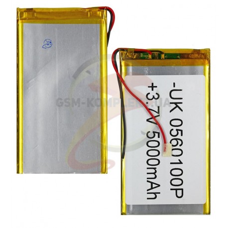 Аккумулятор для китайского планшета, универсальный (105*62*3,2 мм), (Li-ion 3.7V 2100mAh)