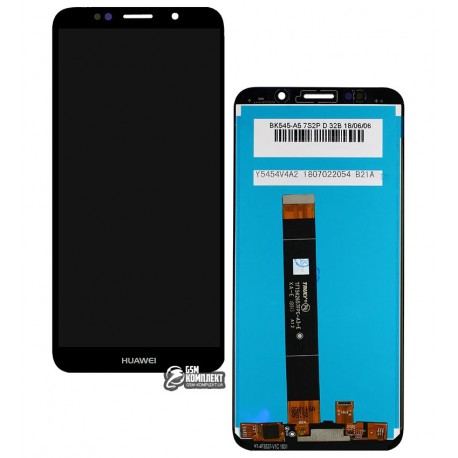 Дисплей для Huawei Y5 (2018), Y5 Prime (2018), черный, с сенсорным экраном, Original (PRC)