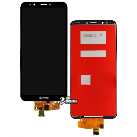 Дисплей для Huawei Nova 2 Lite, Y7 Prime (2018), черный, с сенсорным экраном, Original (PRC)