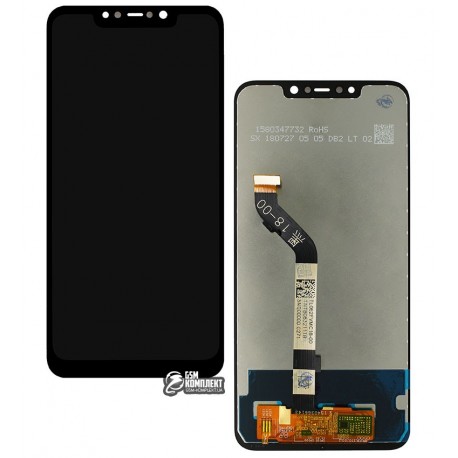 Дисплей для Xiaomi Pocophone F1, черный, с сенсорным экраном (дисплейный модуль), Original (PRC)