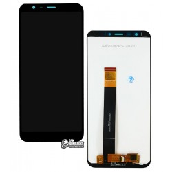 Дисплей для Meizu M8c, черный, с сенсорным экраном, Original (PRC)