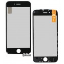 Скло дисплея для iPhone 6, з рамкою, з поляризационной плівкою, з OCA-плівкою, чорний колір