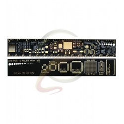 Многофункциональная линейка радиолюбителя PCB Ruler, L= 150 мм Многофункциональная линейка радиолюбителя PCB Ruler, L= 150 мм