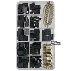 Набор разъемов Dupont 1x1P-6P, 2x2P-6P, 620шт