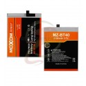 Акумулятор Moxom BT40 для Meizu MX4, Li-Polymer, 3,7 В, 3100 мАч