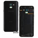 Задня панель корпусу для Samsung J600F Galaxy J6, чорний колір