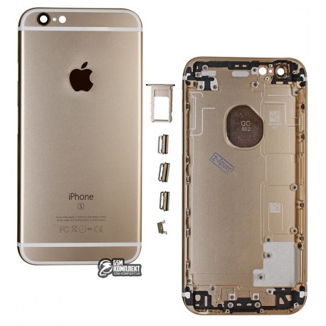 Корпус для Apple iPhone 6S, золотистий