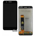 Дисплей для HTC One X10, чорний, з сенсорним екраном (дисплейний модуль)
