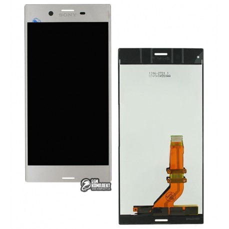 Дисплей для Sony G8231 Xperia XZs, G8232 Xperia XZs Dual, серебристый, с сенсорным экраном (дисплейный модуль), original (PRC)