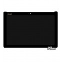 Дисплей для планшета Asus ZenPad 10 Z300CNL, ZenPad 10 Z300M, черный, с сенсорным экраном, желтый шлейф, FT5826SMW/TV101WXM-NU1