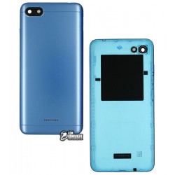 Задняя панель корпуса для Xiaomi Redmi 6A, синяя