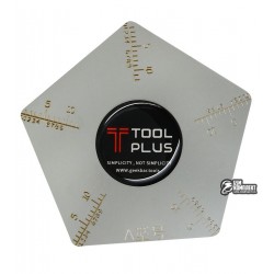 Карта металлическая для разборки Tool Plus пятиугольник Карта металлическая для разборки Tool Plus пятиугольник