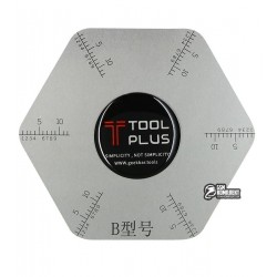 Карта металлическая для разборки Tool Plus шестиугольник Карта металлическая для разборки Tool Plus шестиугольник