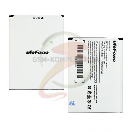 Аккумулятор для Ulefone S8 Pro (Li-polymer 3.7V, 3000мАч)