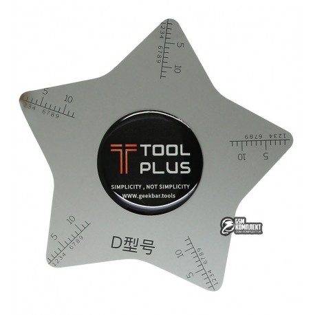 Карта металлическая для разборки Tool Plus звезда пятиугольная