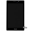 Дисплей для планшета Asus ZenPad 7.0 Z370C, чорний, з сенсорним екраном (дисплейний модуль), з рамкою, TV070WXM-TU1