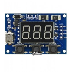 Двоканальний програмований цифровий ШІМ генератор, генерує прямокутний сигнал, 1Гц - 150кГц