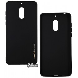 Чехол для Nokia 6 Dual Sim, Smtt, силиконовый, черный