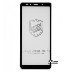 Закаленное защитное стекло Tiger Glass для Samsung A750 Galaxy A7 (2018), 0,26 мм 9H, 2.5D, Full Glue, черное