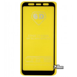 Закаленное защитное стекло для Samsung A750 Galaxy A7 (2018), 0,26 мм 9H, 2.5D, Full Glue, черное