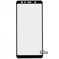 Закаленное защитное стекло для Samsung A750 Galaxy A7 (2018), 0,26 мм 9H, 2.5D, черное