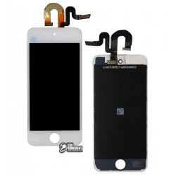 Дисплей для MP3-плеера Apple iPod Touch 5G, белый, с сенсорным экраном (дисплейный модуль) Дисплей для MP3-плеера Apple iPod Touch 5G, белый, с сенсорным экраном (дисплейный модуль)