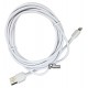 Кабель Lightning - USB, Hoco X13 Easy charged, круглый, 3 метра, черный
