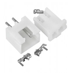 Разъем XH2.54-2pin, разъем, штекер, 2 коннектора JST