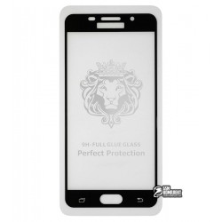 Закаленное защитное стекло для Samsung A510 Galaxy A5 (2016), 0,26 мм 9H, 2.5D, Full Glue, черное