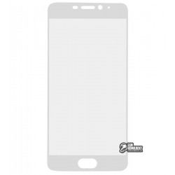 Закаленное защитное стекло для Meizu M5 NOTE, 0,26 mm 9H, 2.5D, белое