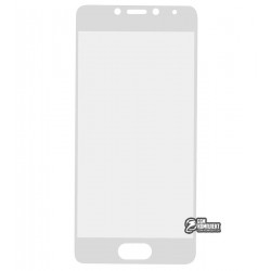 Закаленное защитное стекло для Meizu M5c 0,26 мм 9H, белое