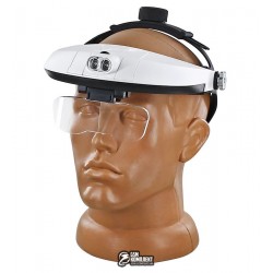 Бинокуляр MG81001-H с LED-подсветкой и набором линз 5шт Бинокуляр MG81001-H с LED-подсветкой и набором линз 5шт