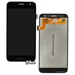 Дисплей для Samsung J260 Galaxy J2 Core, черный, с сенсорным экраном (дисплейный модуль), Original (PRC), original glass