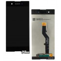 Дисплей для Sony G3412 Xperia XA1 Plus Dual, чорний, з сенсорним екраном (дисплейний модуль), оригінал (PRC)