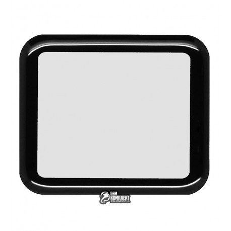 Закаленное защитное стекло для Apple Watch 42mm, 0,26 mm 9H, 3D Glass, 3D, черное