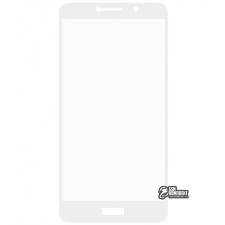 Закаленное защитное стекло для Huawei Y7 2017, 0,26 mm 9H, белое