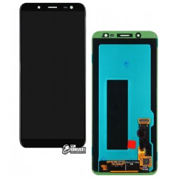 Дисплей для Samsung J600F Galaxy J6, черный, с сенсорным экраном (дисплейный модуль), оригинал (переклеено стекло) Дисплей для Samsung J600F Galaxy J6, черный, с сенсорным экраном (дисплейный модуль), оригинал (переклеено стекло)