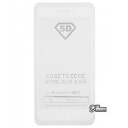 Закаленное защитное стекло для Xiaomi Redmi 4A, 0,26 мм 9H, 2.5D, Full Glue, белое