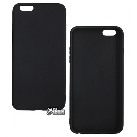 Чехол для iPhone 6 Plus / 6s Plus, Joy, силиконовый, матовый, черный