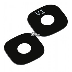 Стекло камеры для Samsung J600F Galaxy J6, J600GZ Galaxy On6, черное