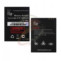 Аккумулятор BL6203 для Fly DS120, оригинал, (Li-ion 3.7V 1000mAh) Аккумулятор BL6203 для Fly DS120, оригинал, (Li-ion 3.7V 1000mAh)