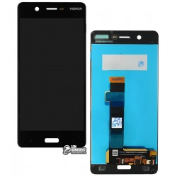 Дисплей для Nokia 5 Dual Sim, черный, с сенсорным экраном (дисплейный модуль), High Copy Дисплей для Nokia 5 Dual Sim, черный, с сенсорным экраном (дисплейный модуль), High Copy