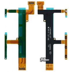 Шлейф для Sony F3112 Xperia XA Dual, F3113 Xperia XA, F3115 Xperia XA, F3116 Xperia XA Dual, боковых клавиш, с компонентами