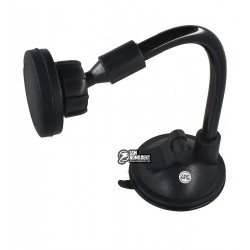 Автодержатель магнитный черный (длинная ножка)