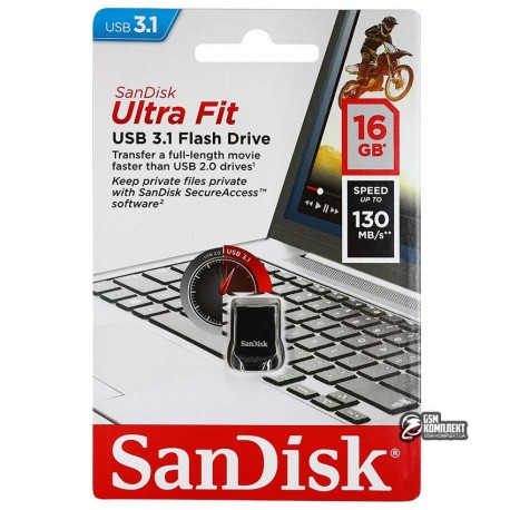 Флешка 16 Gb SanDisk Ultra Fit USB3.0