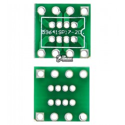 Переходник адаптер miniDIP8 1.27mm на DIP8 Переходник адаптер miniDIP8 1.27mm на DIP8