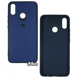Чехол для Huawei P Smart Plus, Nova 3i, Carbon, силиконовый, черный Чехол для Huawei P Smart Plus, Nova 3i, Carbon, силиконовый, черный
