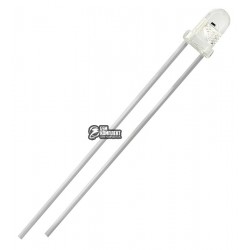 Светодиод LED 3 мм мигающий, зеленый