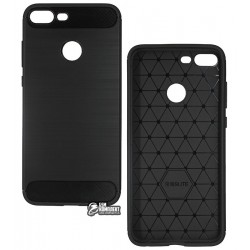 Чехол для Huawei Honor 9 Lite, Polished Carbon, силиконовый