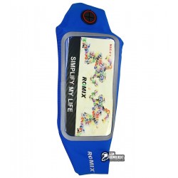 Чехол на пояс Romix RH16 Waist bag/Belt with touch screen window max 4.7' Blue